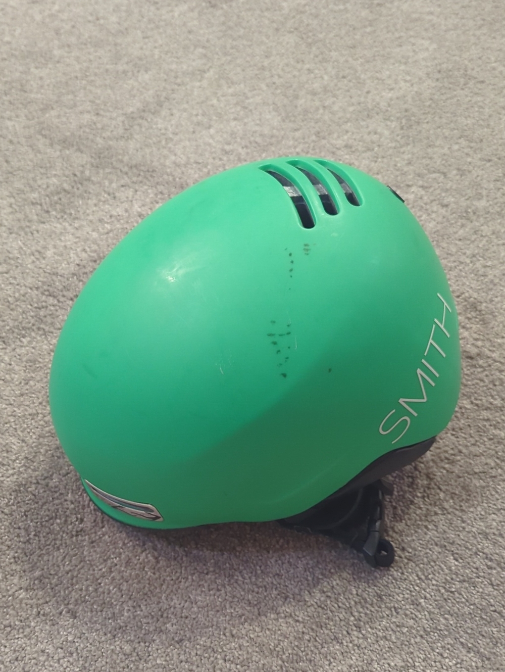 SMITH Green Ski Helmet